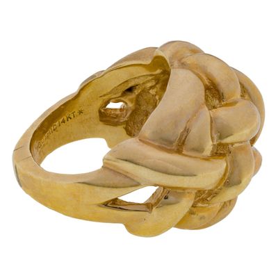 Sale Photo Thumbnail #330: 14k Yellow Gold Cocktail Ring