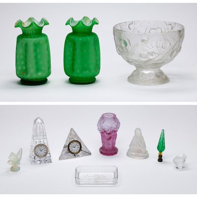 Sale Photo Thumbnail #252: Art Glass and Crystal Assortment