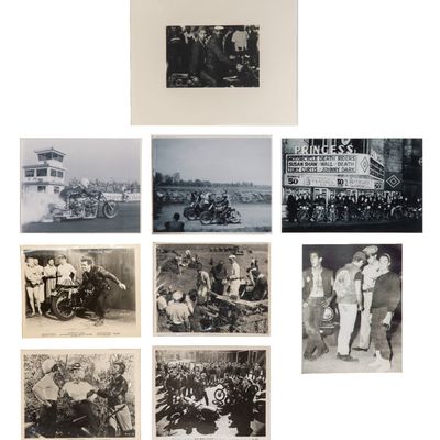 Sale Photo Thumbnail #207: Motorcycle Photograph and Lobby Card Assortment