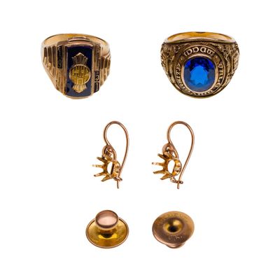 Sale Photo Thumbnail #361: 10k Yellow Gold School Rings
