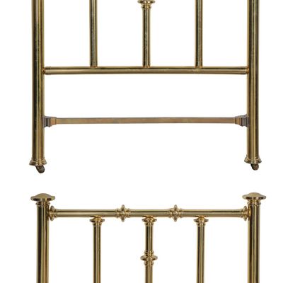 Sale Photo Thumbnail #153: Brass Plated Bed Frame