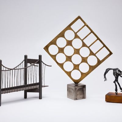 Sale Photo Thumbnail #127: Brutalist Metal Sculpture Assortment