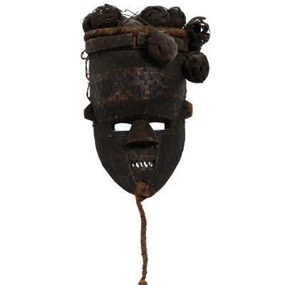 Sale Photo Thumbnail #199: African Salampasu Mukinka Style Ceremonial Warrior Mask