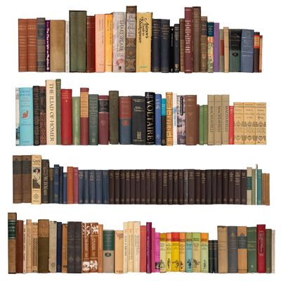 Sale Photo Thumbnail #177: Literature and History Book Assortment
