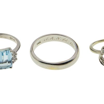 Sale Photo Thumbnail #362: 14k White Gold Ring Assortment