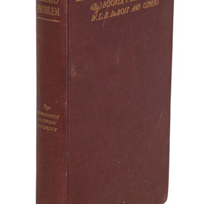 Sale Photo Thumbnail #186: 1st Edition 'The Negro Problem' Booker T. Washington and W.E.B. DuBois