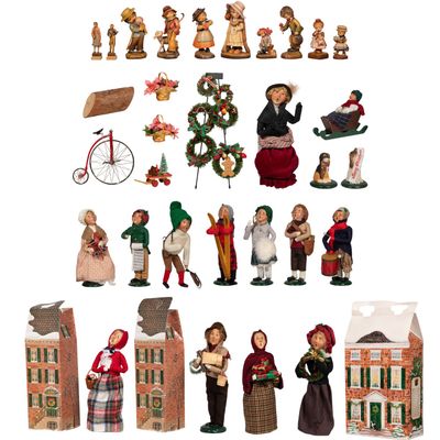 Sale Photo Thumbnail #277: Anri and Byers Choice Figurine Assortment
