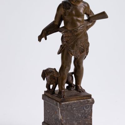 Sale Photo Thumbnail #117: Konig (German, 20th Century) Bronze Cabinet Sculpture