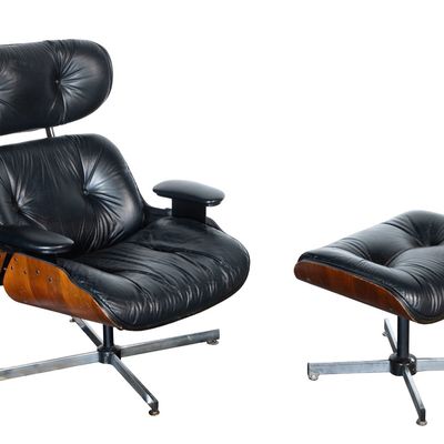Sale Photo Thumbnail #157: Eames Style Chair and Ottoman