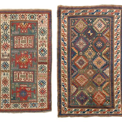 Sale Photo Thumbnail #310: Caucasian Style Persian Wool Rugs