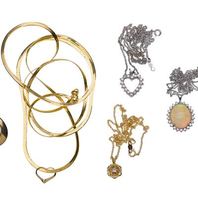 Sale Photo Thumbnail #355: 18k and 14k Gold Necklace and Pendant Assortment
