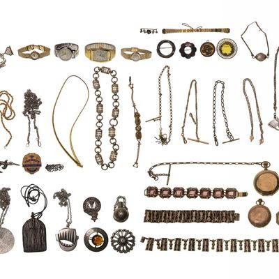 Sale Photo Thumbnail #374: Gold, Silver and Costume Jewelry and Watch Assortment