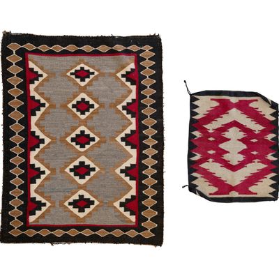 Sale Photo Thumbnail #312: Native American Navajo Wool Textiles