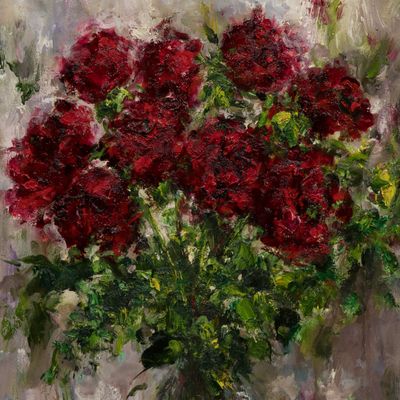 Rasa Kluonius (Lithuanian, b.1965) Oil on Canvas