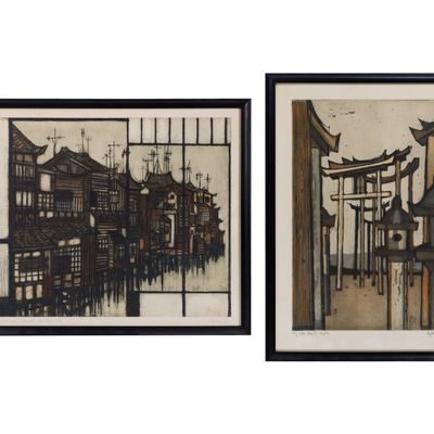 Otto Eglau (German, 1917-1988) Etchings and Aquatint