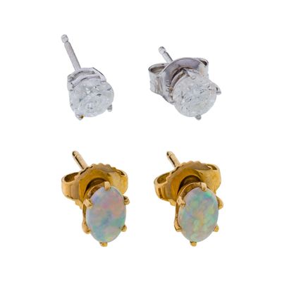 Sale Photo Thumbnail #344: 14k Gold Pierced Earring Sets