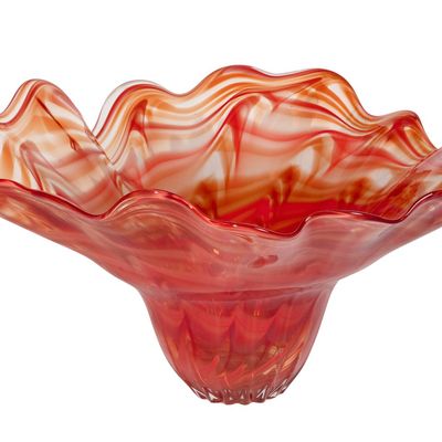Sale Photo Thumbnail #253: Herman Leonhardt (American, 1948-2011) 'Swamp Art' Glass Bowl