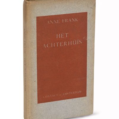 Sale Photo Thumbnail #161: 1st Edition, 3rd Printing, Anne Frank 'Het Achterhuis'