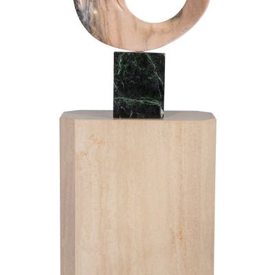 Fritz Olsen (American, b.1956) Carved Marble Sculpture