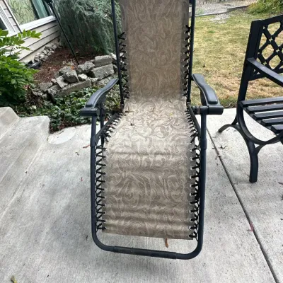 Patio recliner chair