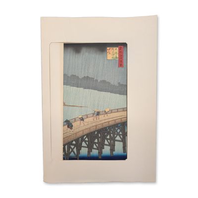 After Utagawa Hiroshige (Japanese 1797-1858) Woodcut on Paper from the series One Hundred Famous