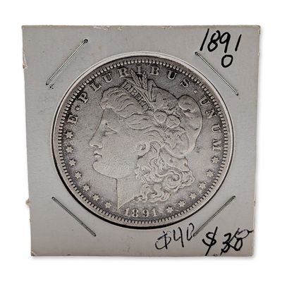 1891-O US Morgan Silver Dollar Coin