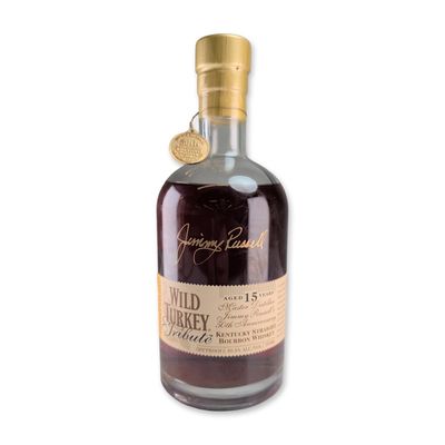 Limited Edition Wild Turkey Tribute Kentucky 15 Year Old Straight Bourbon Whiskey Bottle w/ Case