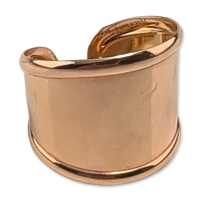 Italian 10K Yellow Gold Cuff Ring