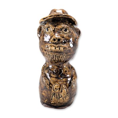 Willie Rogers Georgia Folk Art Ceramic Figurine