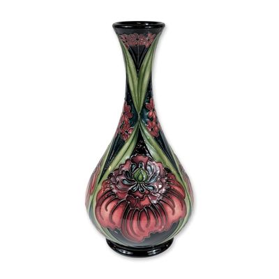 Moorcroft Red Eve Trumpet Vase