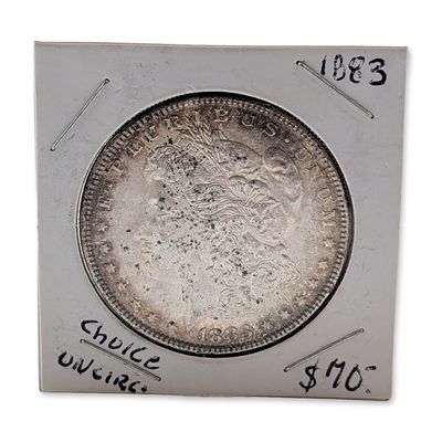 1883 US Morgan Silver Dollar Coin
