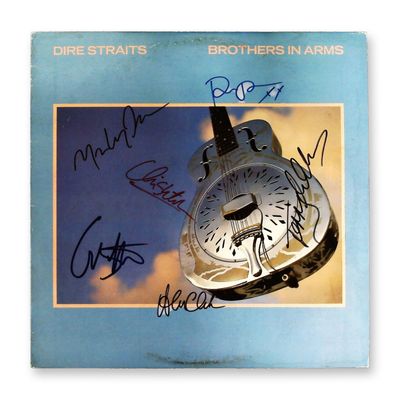Dire Straits Signed Brothers in Arms 1985 Vinyl LP with Field of Dreams COA