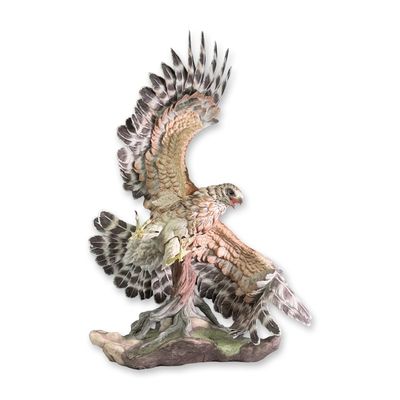 Boehm Red Shouldered Hawk Porcelain Sculpture Model 40251