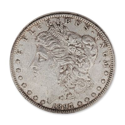 1897 Morgan Silver Dollar Coin