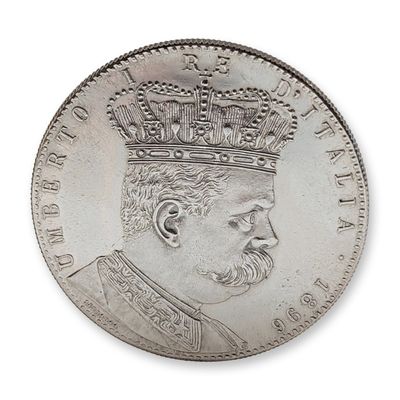 Replica 1896 Italian Eritrea 5 Lire Silver Tallero Coin