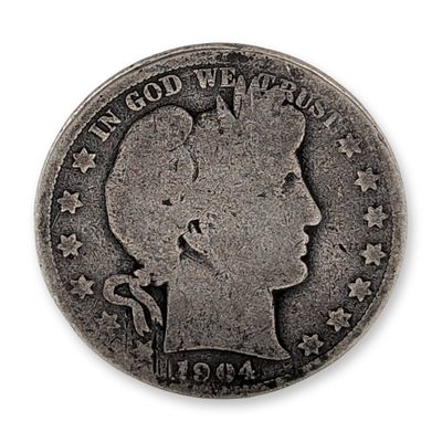 1904 US Barber Silver Half Dollar Coin