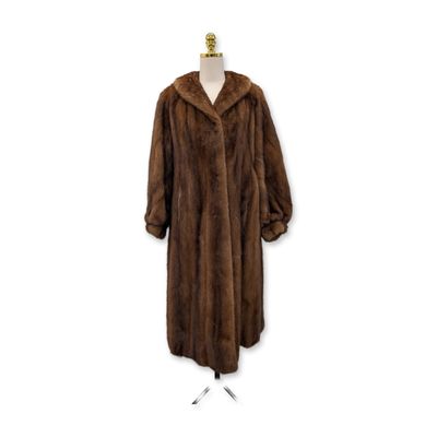 Saga Mink Full-Length Fur Coat