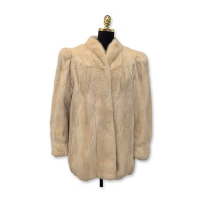 Vintage Blonde Mink Fur Jacket
