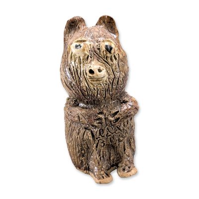 Marie Rogers Pottery Teddy Bear Figurine