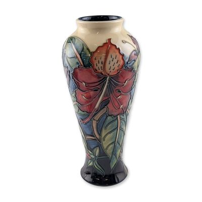 Moorcroft Philip Gibson Simeon Pattern Vase