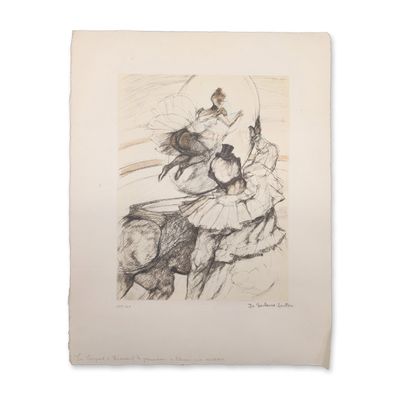 After Henri de Toulouse-Lautrec (French, 1864-1901), Lithograph on Paper, Le Cirque, Numbered
