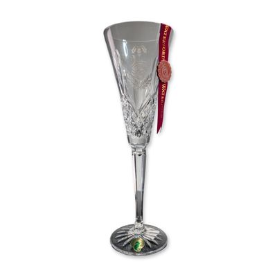 Waterford Crystal  12 Days of Christmas Fluted Champagne, Seven Swans A-Swimming