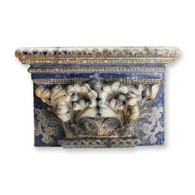 Martin Brothers Important and Very Rare Fireplace Mid-Section With Multiple Animals, Signed & Dated