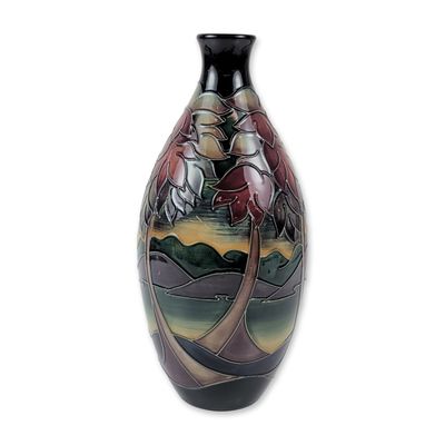 Moorcroft Western Isles Sian Leeper Trial Vase