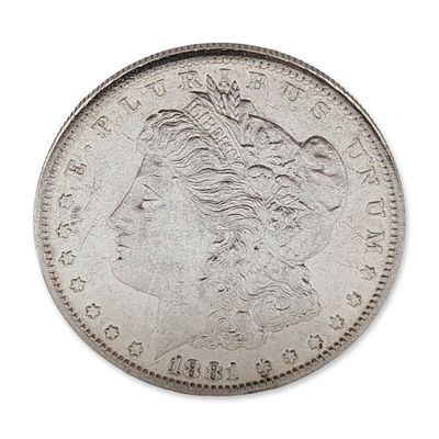 1881-S US Morgan Silver Dollar Coin