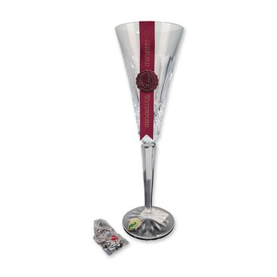 Waterford Crystal  12 Days of Christmas Fluted Champagne, Eleven Pipers Piping