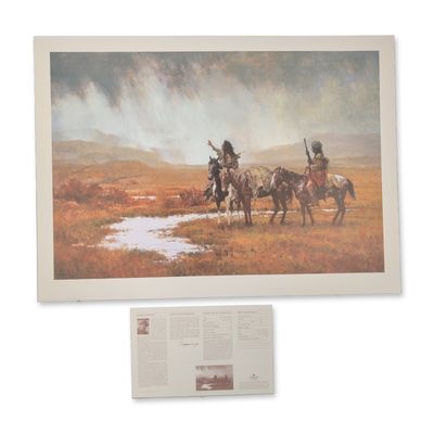 Howard Terpning, Spirit of the Rainmaker Signed Lithograph