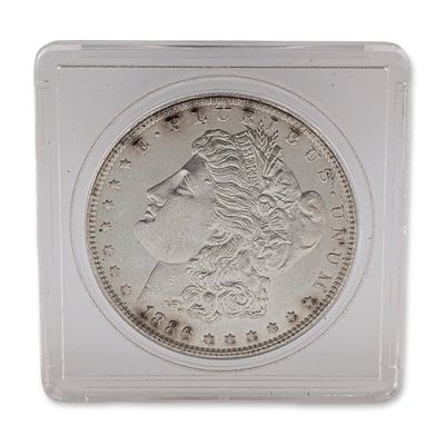1886 US Morgan Silver Dollar Coin