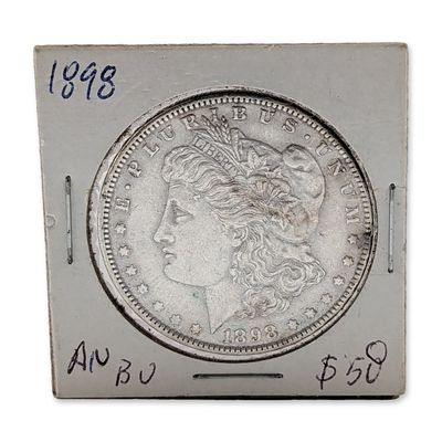 1898 US Morgan Silver Dollar Coin