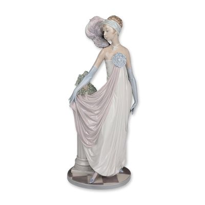 Sale Photo Thumbnail #281: Lladro Glazed Porcelain Figurine, Socialite of the 20's 01005283